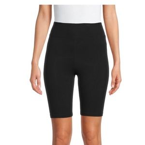 DEREK HEART Biker Shorts Size Small Juniors Black Womens NWOT